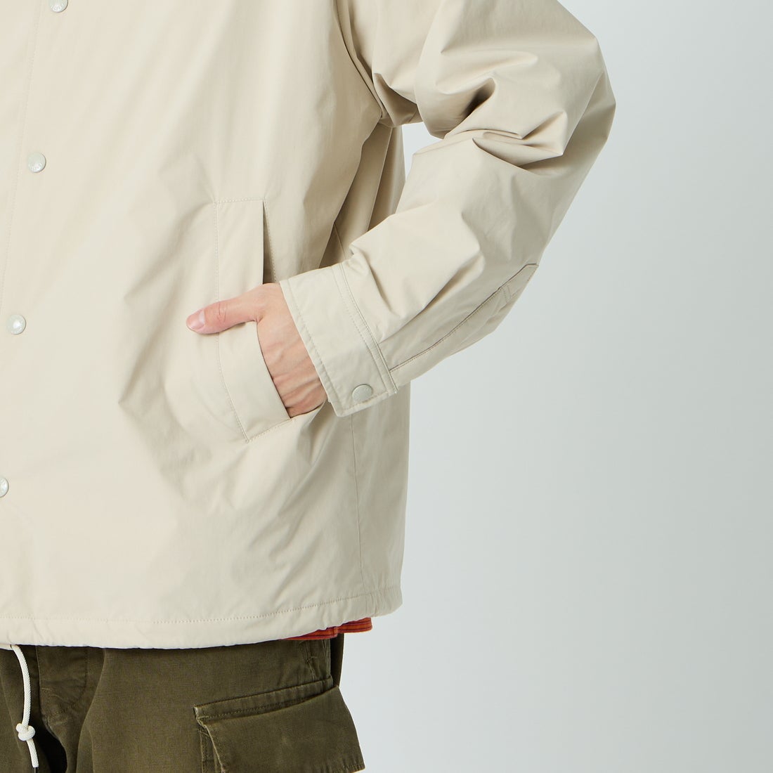 DANTON [ダントン] インサレーション コーチジャケット [DT-A0640PNT] IVORY