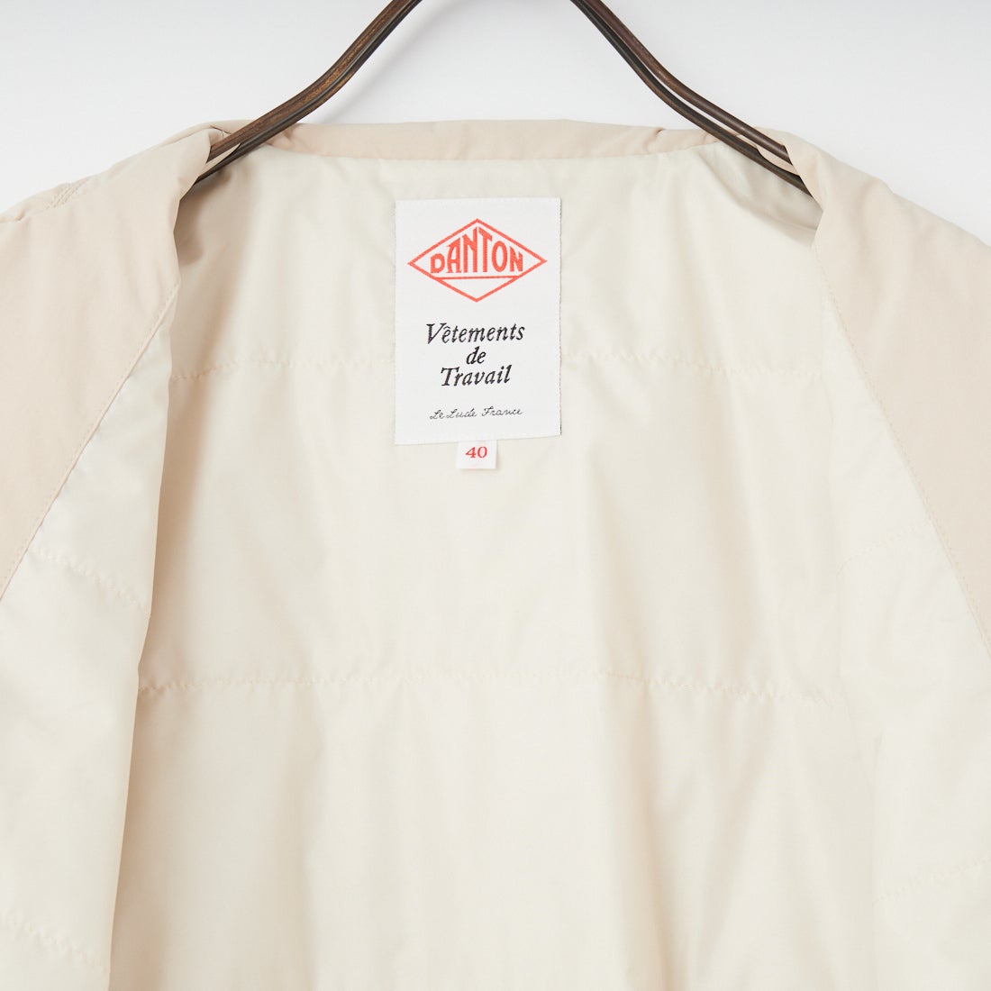 DANTON [ダントン] インサレーション コーチジャケット [DT-A0640PNT] IVORY