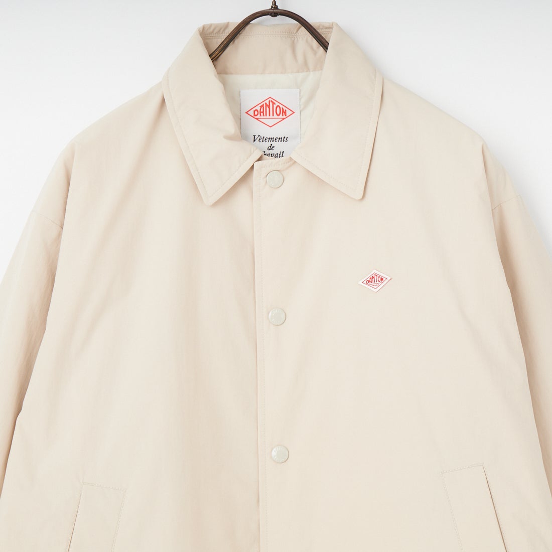 DANTON [ダントン] インサレーション コーチジャケット [DT-A0640PNT] IVORY
