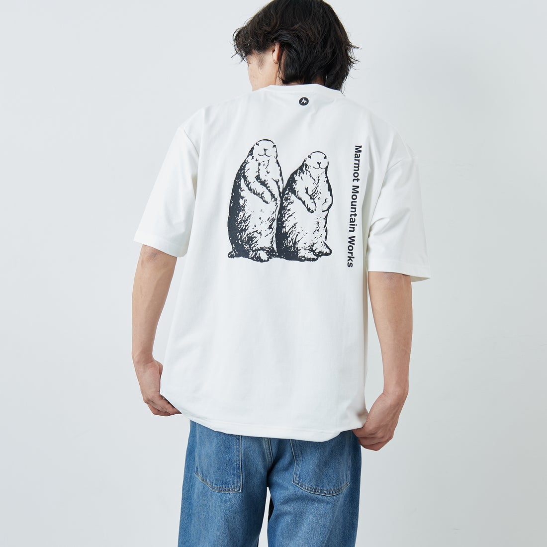 WHITE&&モデル身長：179cm 着用サイズ：L&&