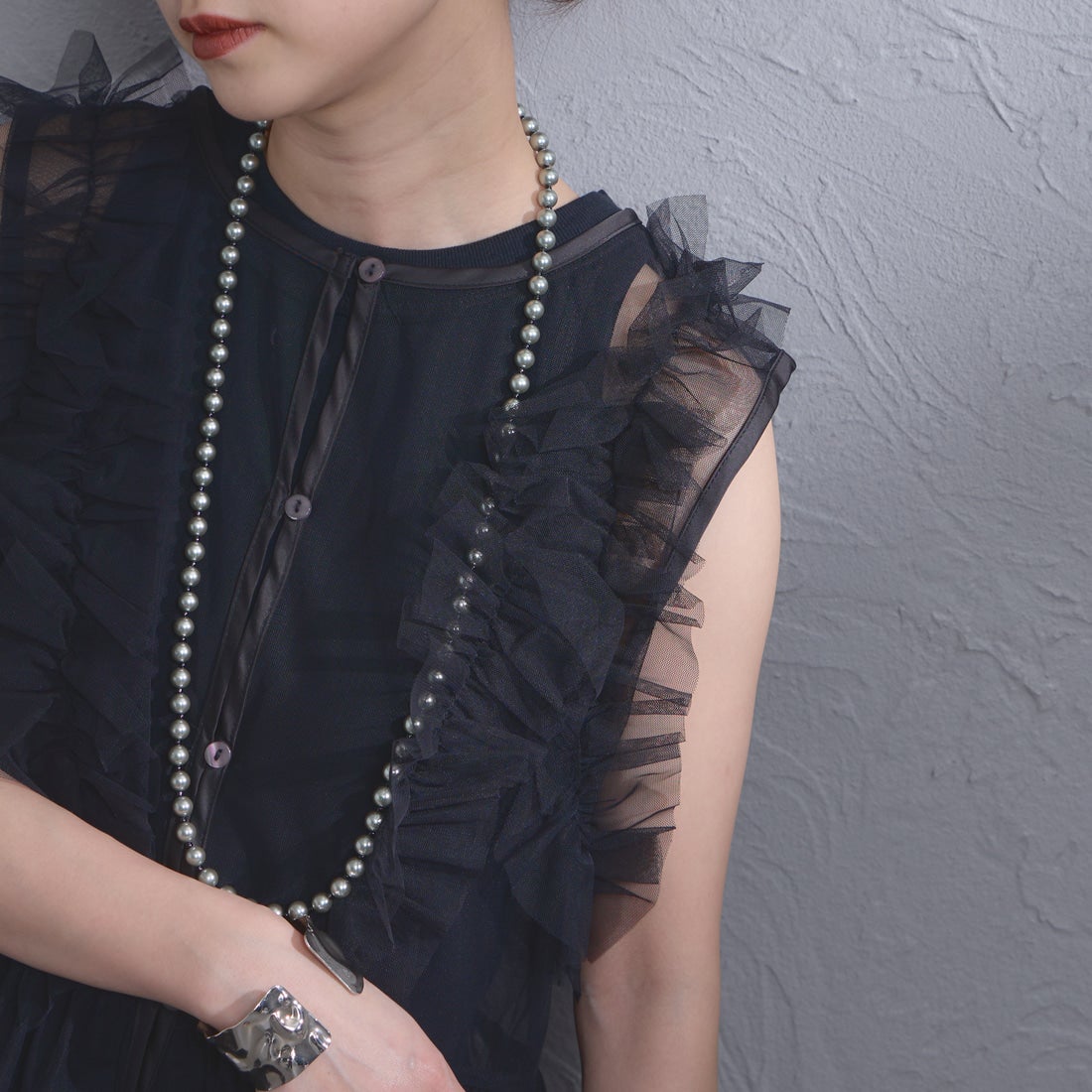 nenom [ネノム] マルチWAY チュールベスト [NE26312006] 09 BLACK