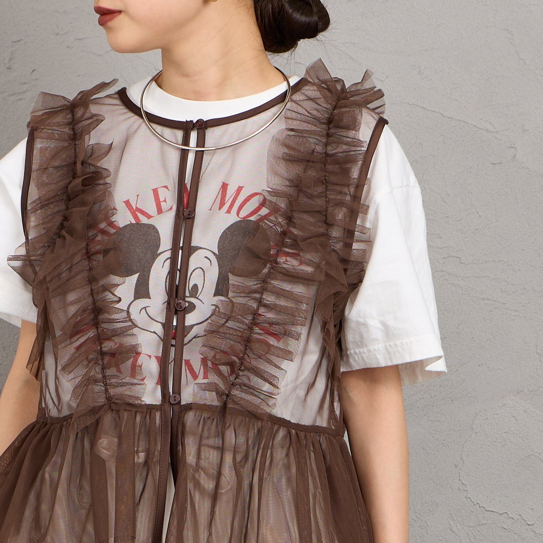 nenom [ネノム] マルチWAY チュールベスト [NE26312006] 28 BROWN