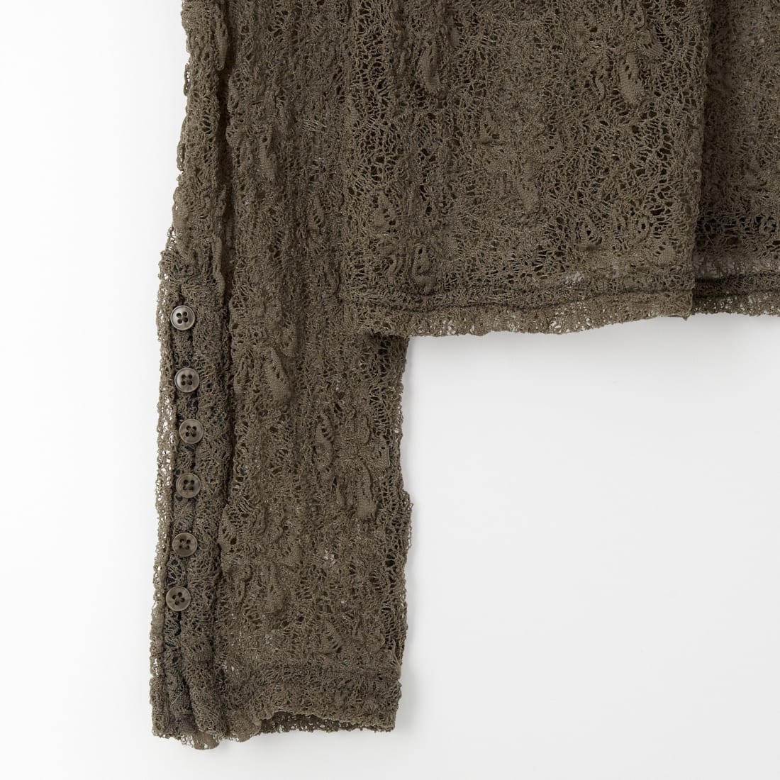 USINE [ユジーヌ] シアーレースカットソー [IN3-CST-6] 12 ﾁｬｺｰﾙ