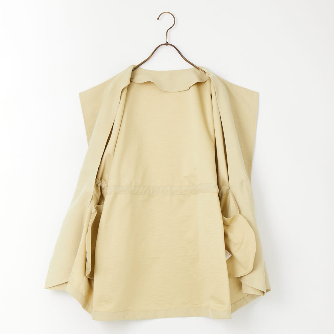 Jf Ready Made [ジェイエフレディメイド] スエードライク ピーチウエストドローコート [8560249-01] 61 ﾍﾞｰｼﾞｭ