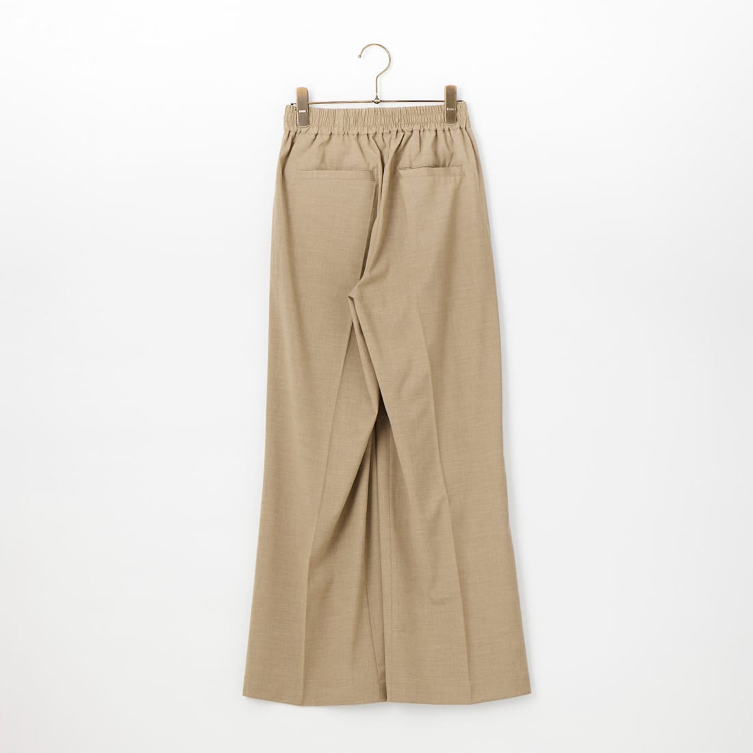 Jeans Factory Clothes [ジーンズ 31 BEIGEファクトリークローズ] センタープレスイージーフレアーパンツ [IN20-PT-6] 31 BEIGE