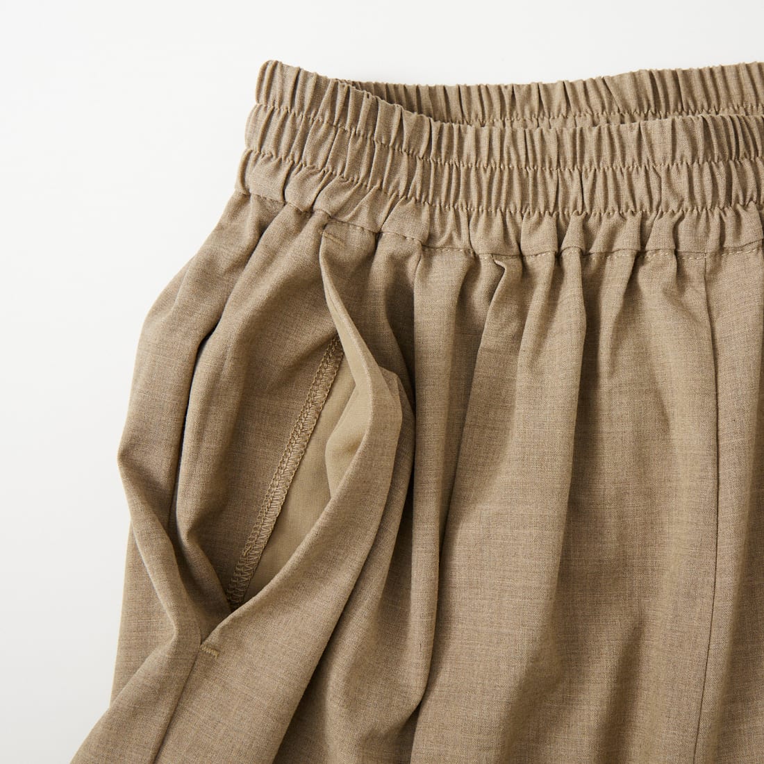 Jeans Factory Clothes [ジーンズ 31 BEIGEファクトリークローズ] センタープレスイージーフレアーパンツ [IN20-PT-6] 31 BEIGE