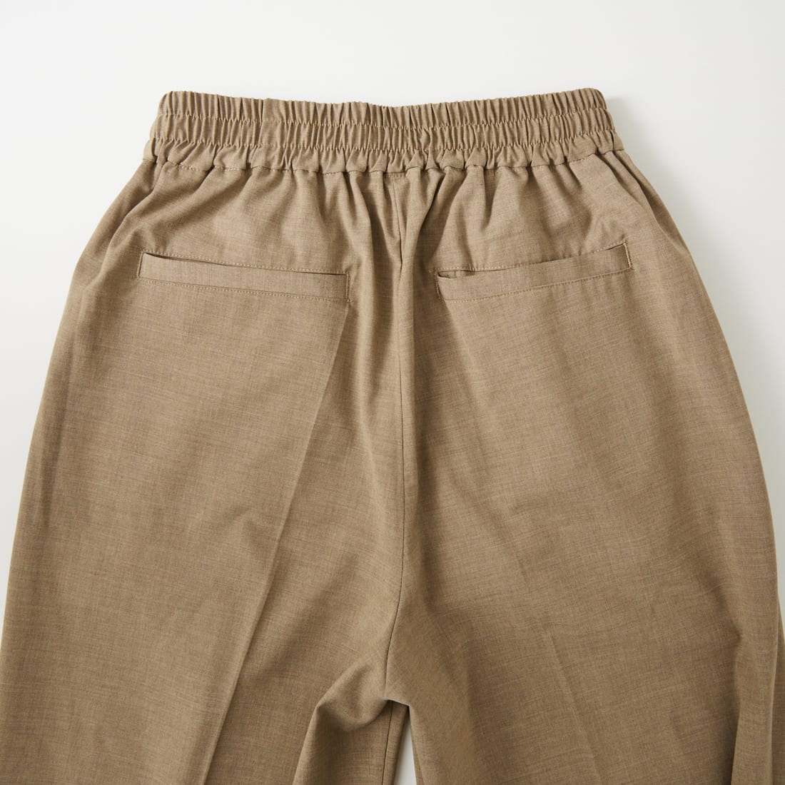 Jeans Factory Clothes [ジーンズ 31 BEIGEファクトリークローズ] センタープレスイージーフレアーパンツ [IN20-PT-6] 31 BEIGE