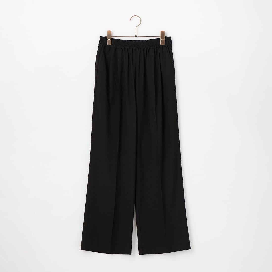 Jeans Factory Clothes [ジーンズ 31 BEIGEファクトリークローズ] センタープレスイージーフレアーパンツ [IN20-PT-6] 16 BLACK