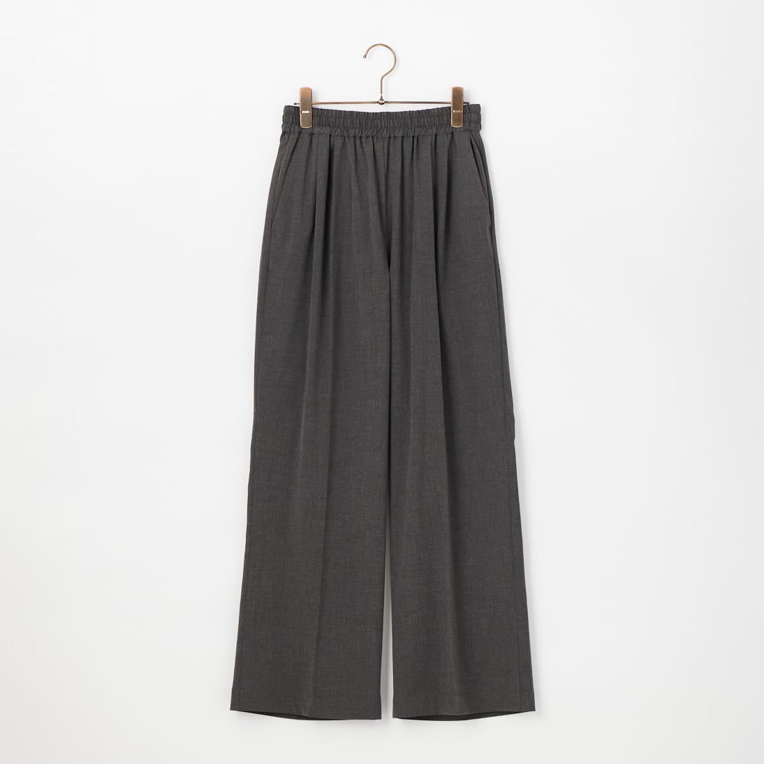 Jeans Factory Clothes [ジーンズ 31 BEIGEファクトリークローズ] センタープレスイージーフレアーパンツ [IN20-PT-6] 10 CHARCOA