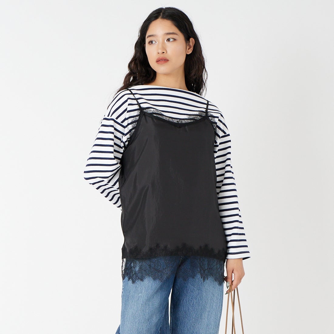 ﾌﾞﾗｯｸ&&モデル身長：162cm 着用サイズ：2&&