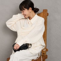 02 OFF&&モデル身長：150cm 着用サイズ：F&&