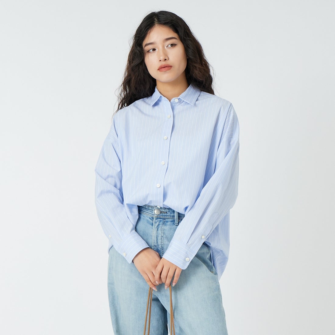 BLUE&&モデル身長：162cm 着用サイズ：F&&