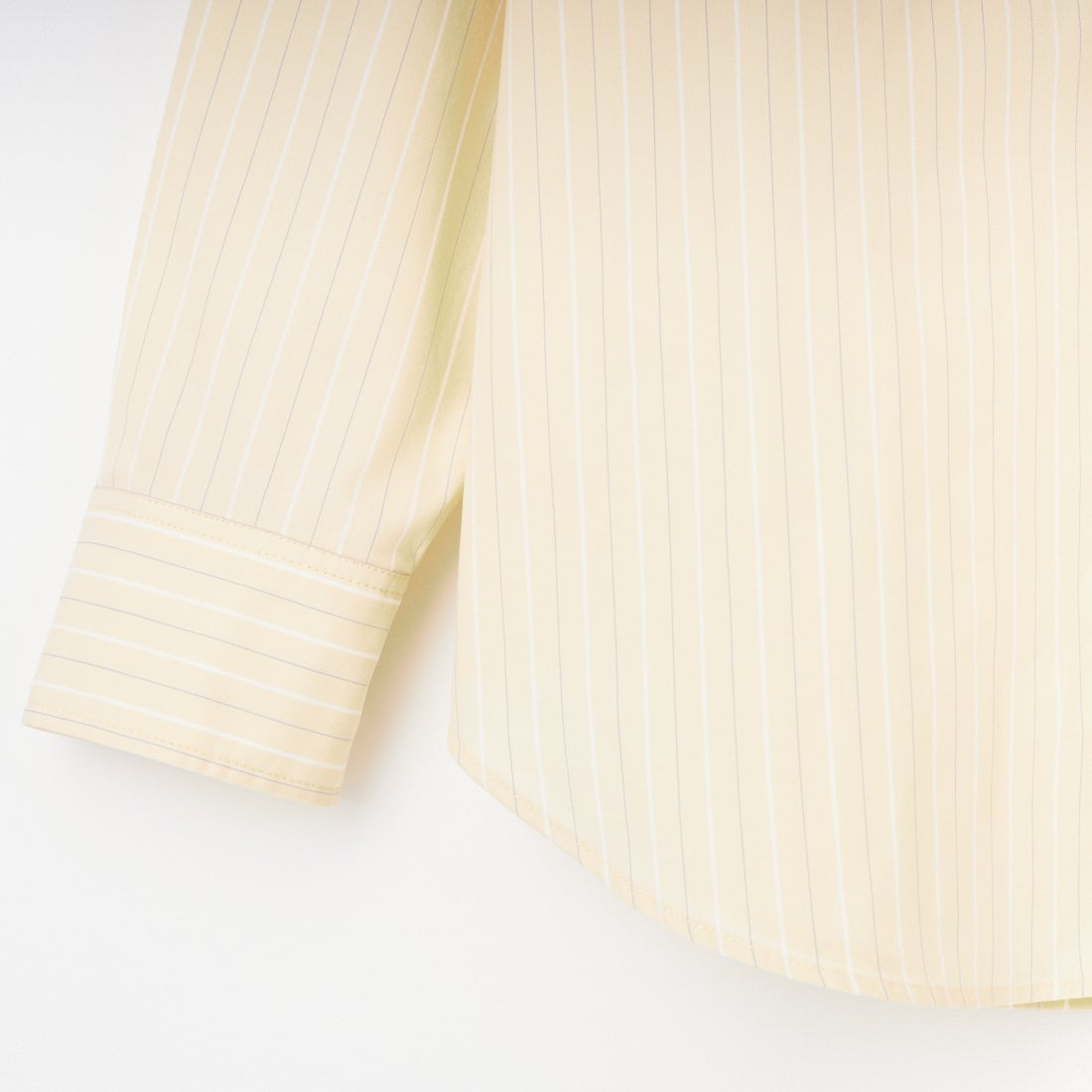 MICA&DEAL [マイカアンドディール] ポプリンストライプオーバーシャツ [0126101009] YELLOW