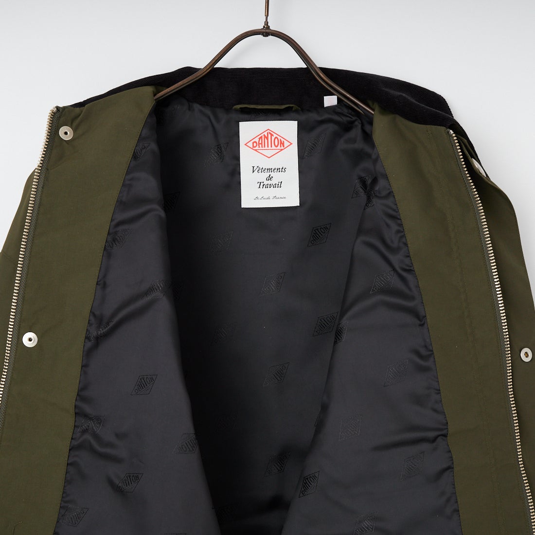 DANTON [ダントン] ナイロンタフタ カバーオールジャケット [DT-A0647STV] OLIVE
