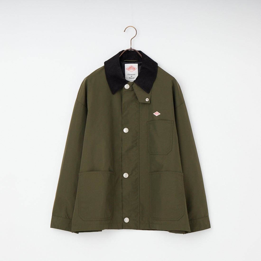DANTON [ダントン] ナイロンタフタ カバーオールジャケット [DT-A0647STV] OLIVE