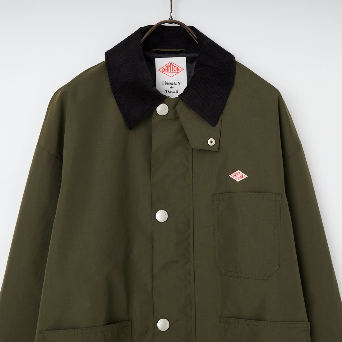 DANTON [ダントン] ナイロンタフタ カバーオールジャケット [DT-A0647STV] OLIVE