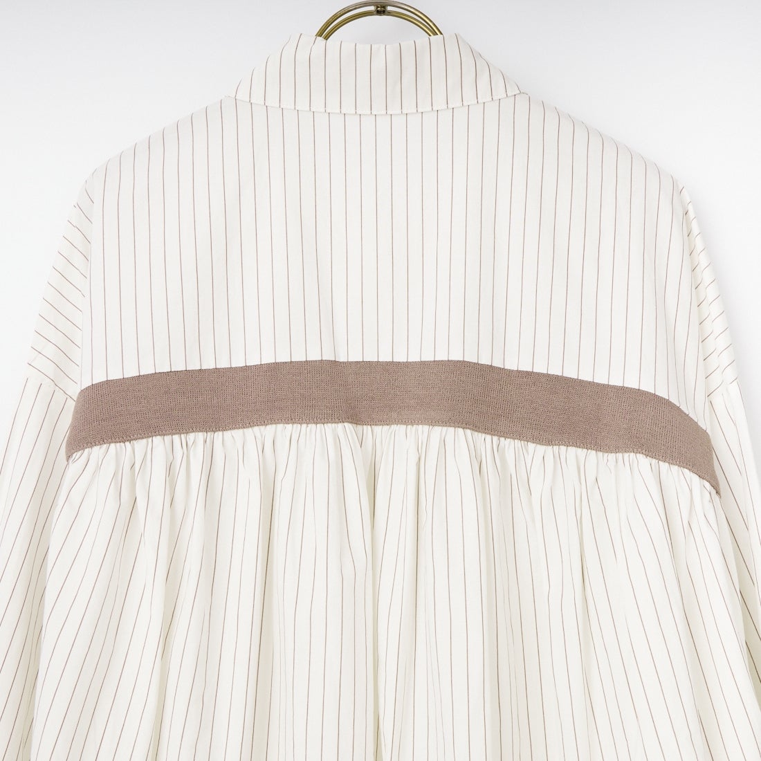 Jf Ready Made [ジェイエフレディメイド] コーマコットン オーバーギャザーブラウス [4126101] ｱｲﾎﾞﾘｰ/ﾌﾞﾗ