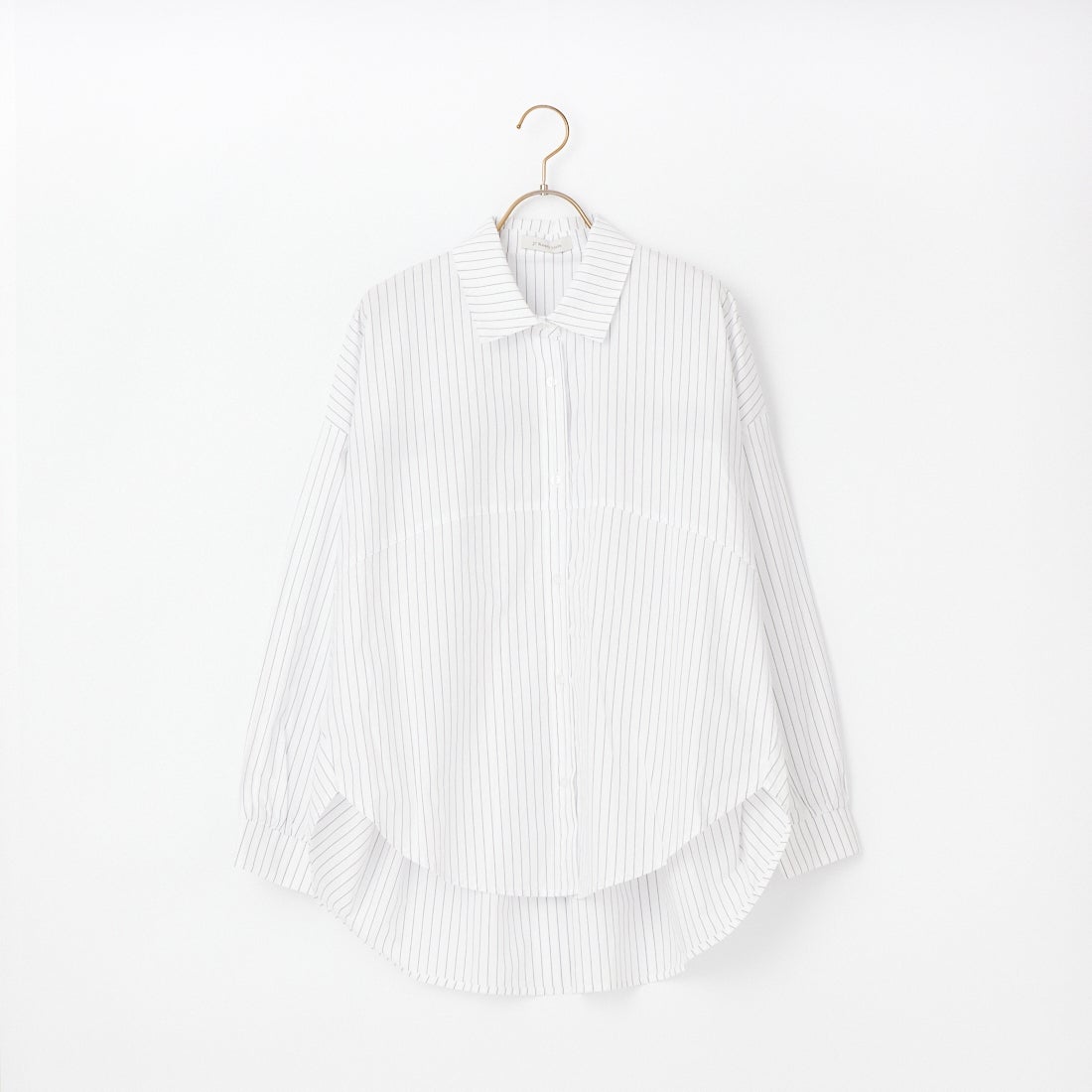 Jf Ready Made [ジェイエフレディメイド] コーマコットン オーバーギャザーブラウス [4126101] ｵﾌ/ﾌﾞﾗｯｸ