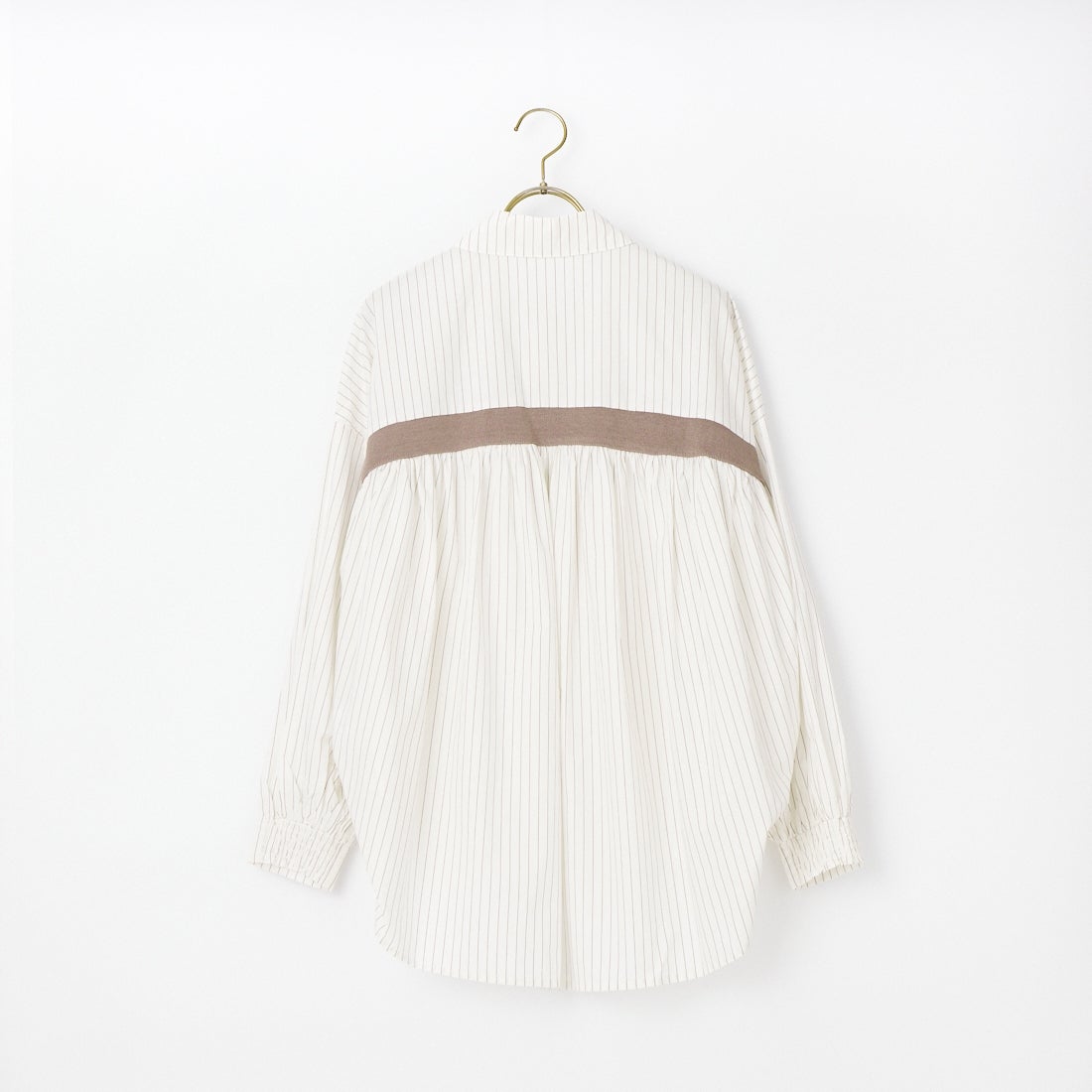 Jf Ready Made [ジェイエフレディメイド] コーマコットン オーバーギャザーブラウス [4126101] ｱｲﾎﾞﾘｰ/ﾌﾞﾗ