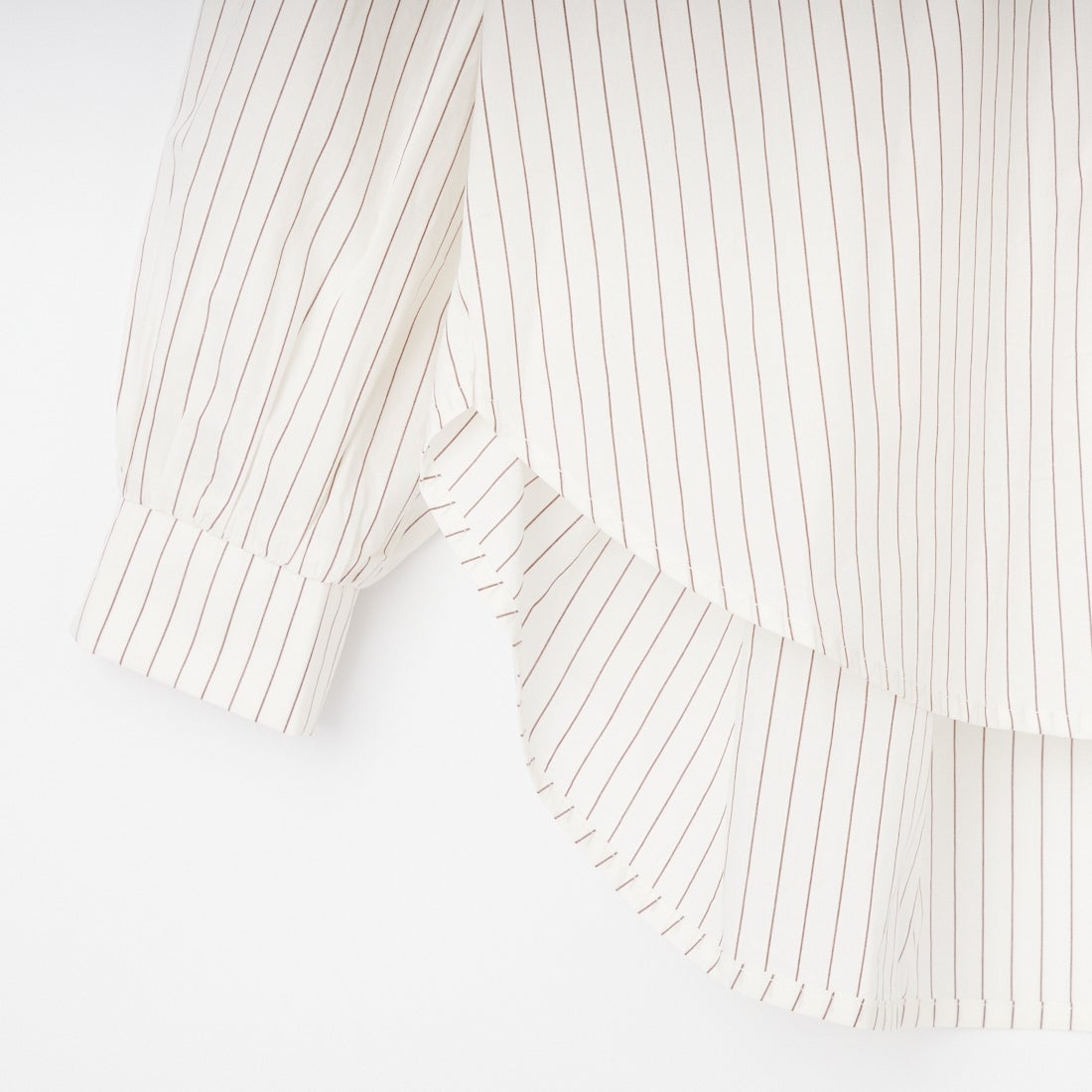 Jf Ready Made [ジェイエフレディメイド] コーマコットン オーバーギャザーブラウス [4126101] ｱｲﾎﾞﾘｰ/ﾌﾞﾗ