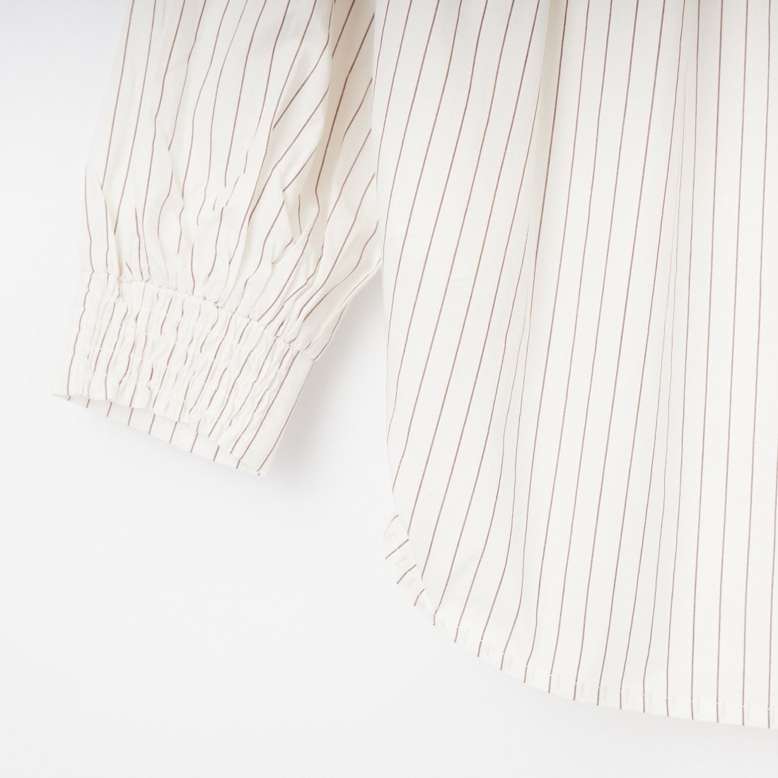 Jf Ready Made [ジェイエフレディメイド] コーマコットン オーバーギャザーブラウス [4126101] ｱｲﾎﾞﾘｰ/ﾌﾞﾗ