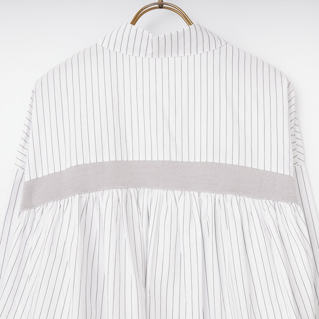 Jf Ready Made [ジェイエフレディメイド] コーマコットン オーバーギャザーブラウス [4126101] ｵﾌ/ﾌﾞﾗｯｸ