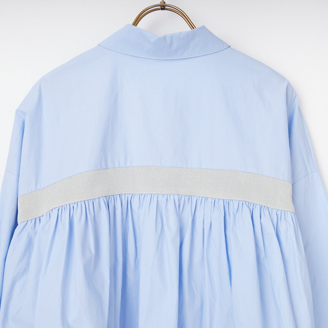 Jf Ready Made [ジェイエフレディメイド] コーマコットン オーバーギャザーブラウス [4126101] ｻｯｸｽ