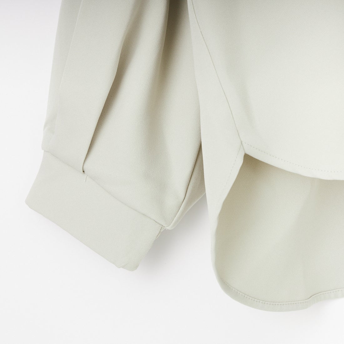 Jf Ready Made [ジェイエフレディメイド] パウダーストレッチ スキッパーブラウス [4126104] ﾗｲﾄｸﾞﾚｰ