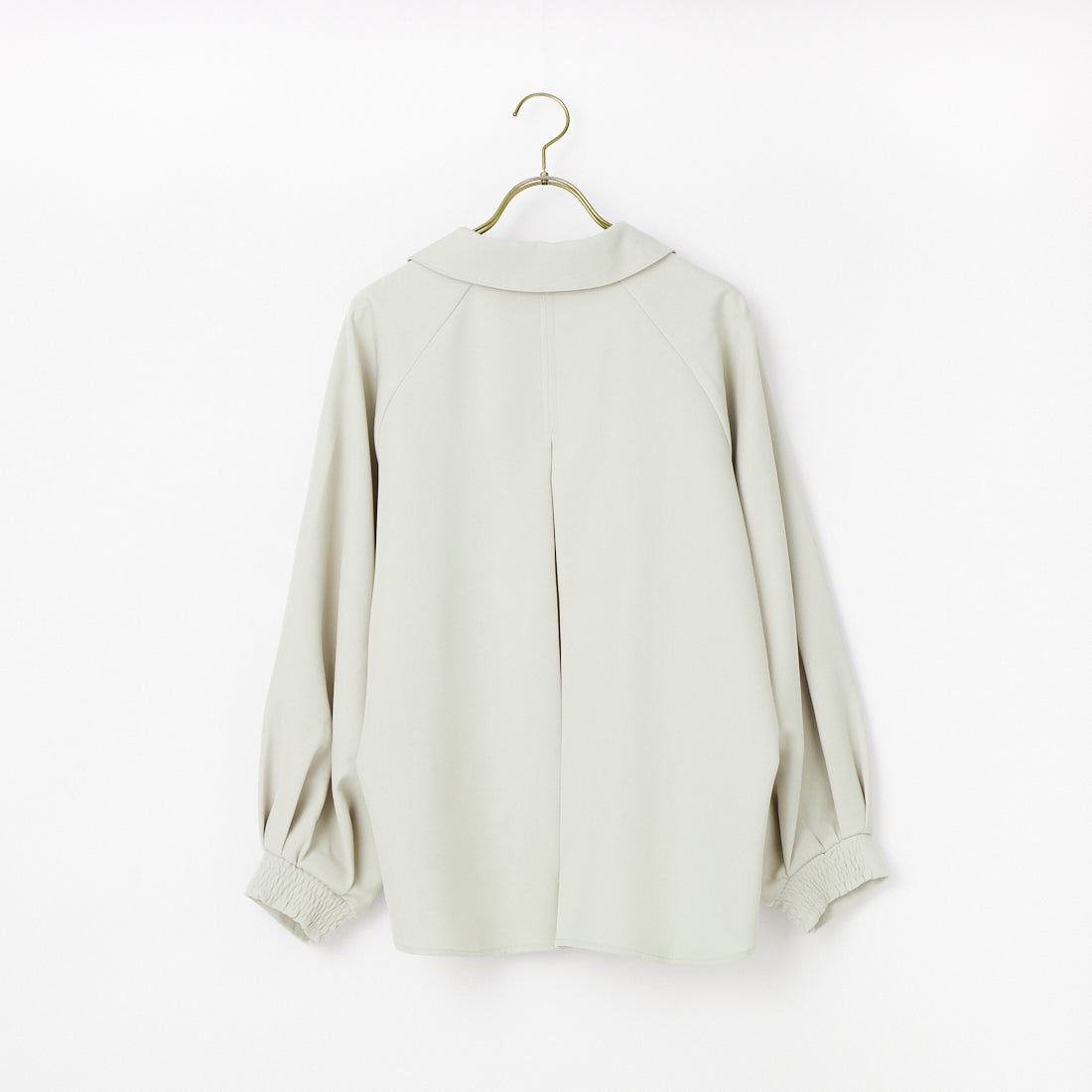 Jf Ready Made [ジェイエフレディメイド] パウダーストレッチ スキッパーブラウス [4126104] ﾗｲﾄｸﾞﾚｰ