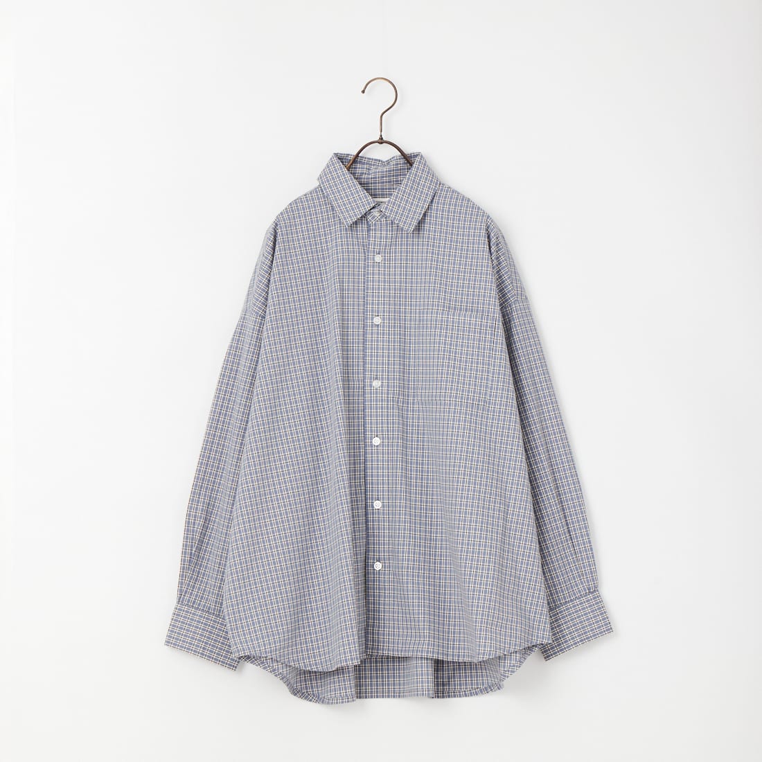 Jeans Factory Clothes [ジーンズファクトリークローズ] メンズライクビッグシャツ [IN7-SH-6] BLUE CHK
