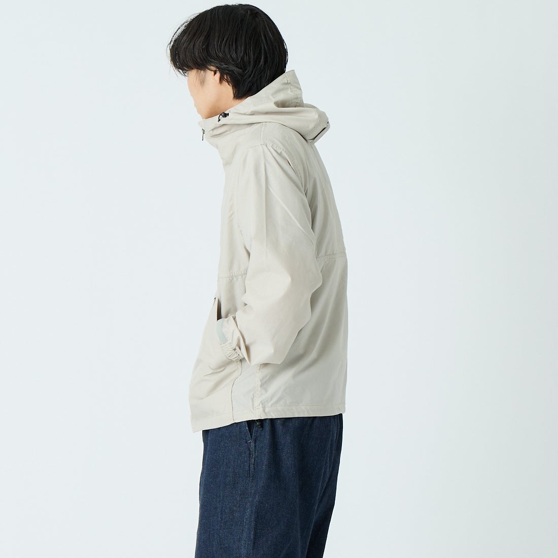 THE NORTH FACE [ザ ノースフェイス] コンパクトアノラック [NP22630] FI &&モデル身長：179cm 着用サイズ：M&&