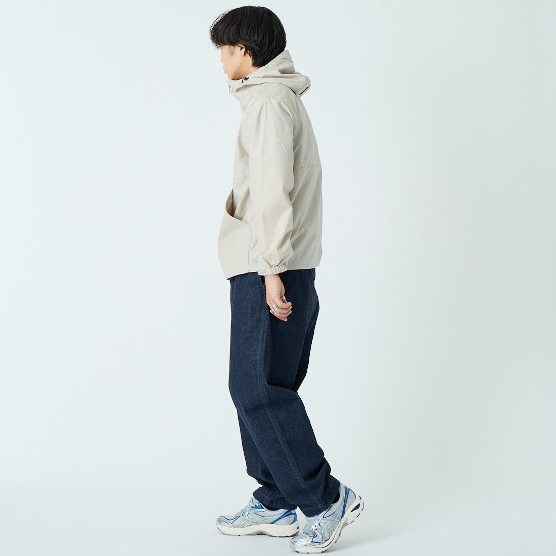 THE NORTH FACE [ザ ノースフェイス] コンパクトアノラック [NP22630] FI &&モデル身長：179cm 着用サイズ：M&&