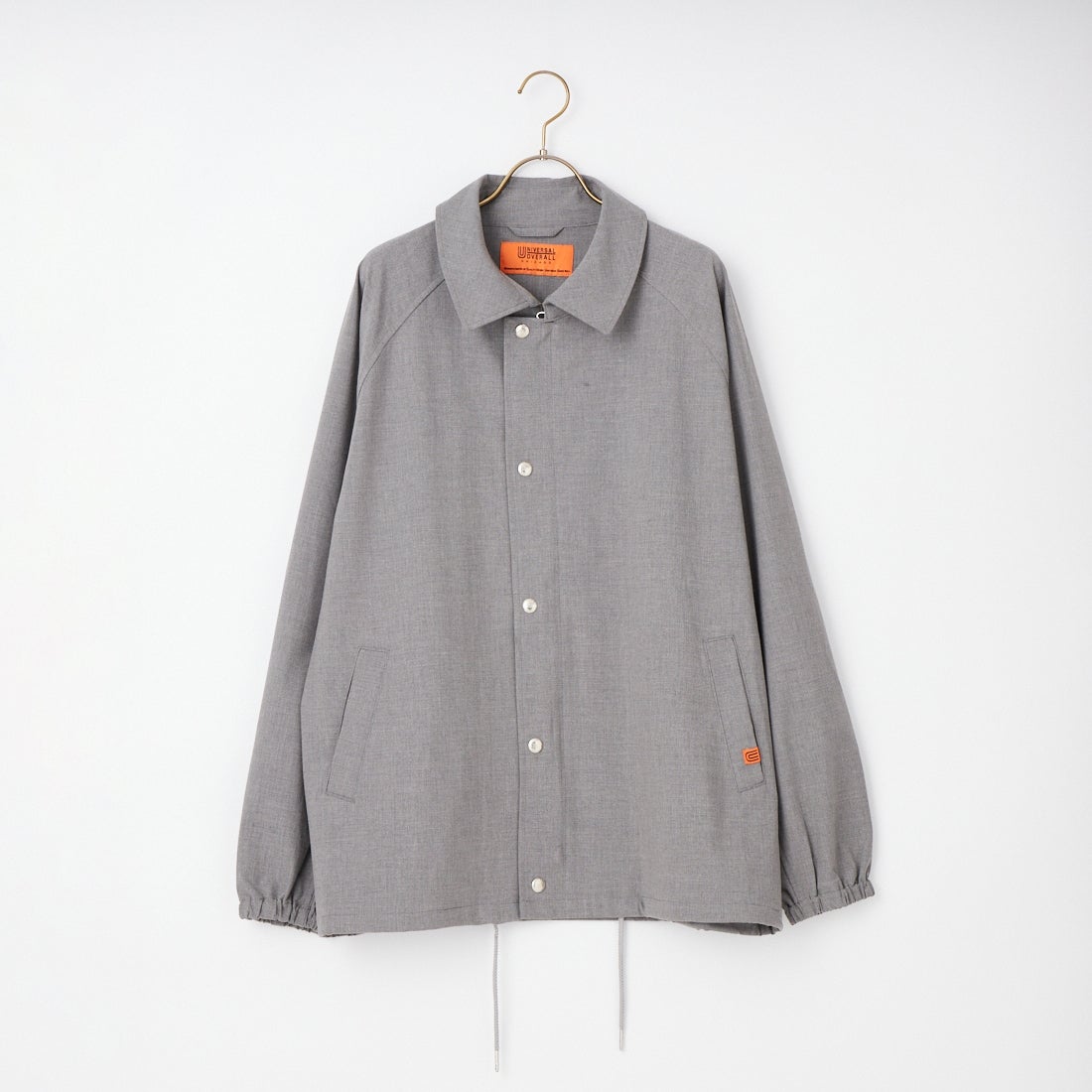 UNIVERSAL OVERALL [ユニバーサルオーバーオール] 別注 コーチジャケット [U2611422IN-JF] LT.GRAY