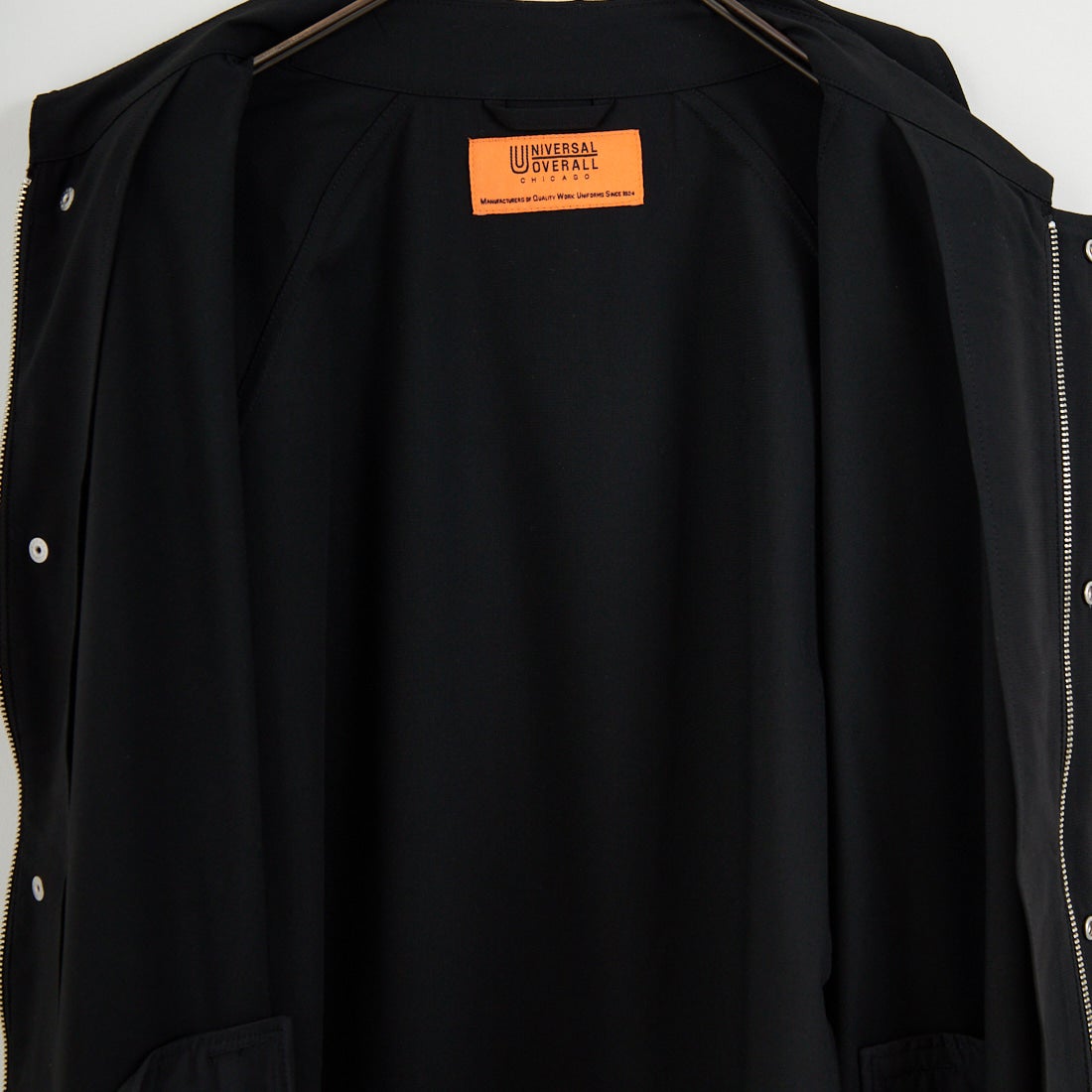 UNIVERSAL OVERALL [ユニバーサルオーバーオール] 別注 コーチジャケット [U2611422IN-JF] BLACK