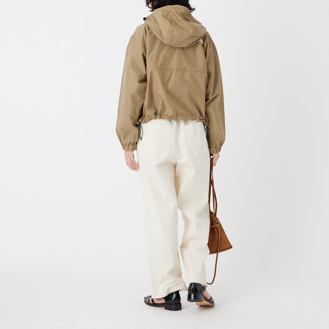 Jeans Factory Clothes [ジーンズファクトリークローズ] イージーワイドベイカーパンツ [IN24-PT-6] 08 KINARI &&モデル身長：162cm 着用サイズ：34&&