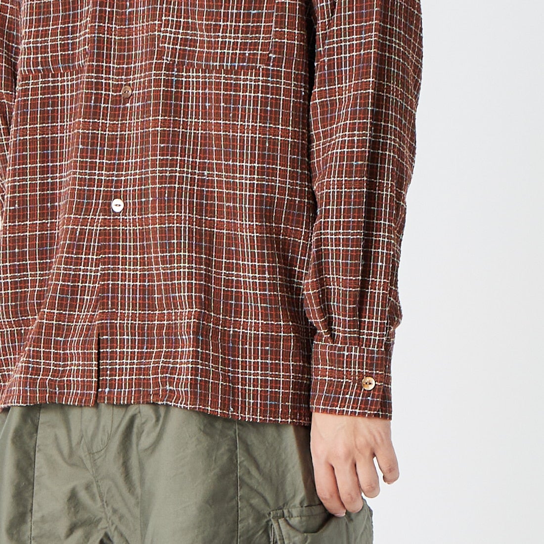 Needles [ニードルズ] クラシックシャツ [SX256] A BROWN