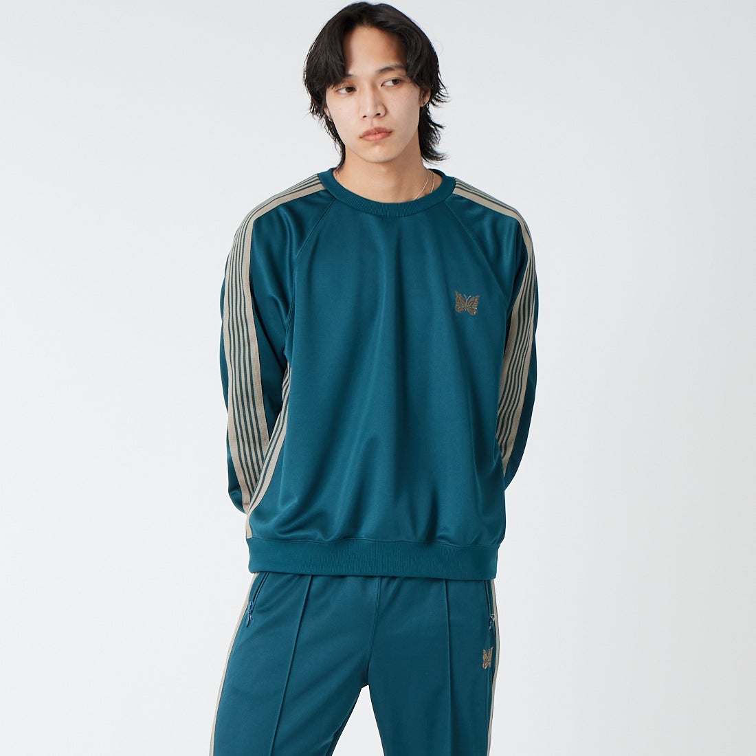 Needles [ニードルズ] トラッククルーネックシャツ [SX405]｜ジーンズ