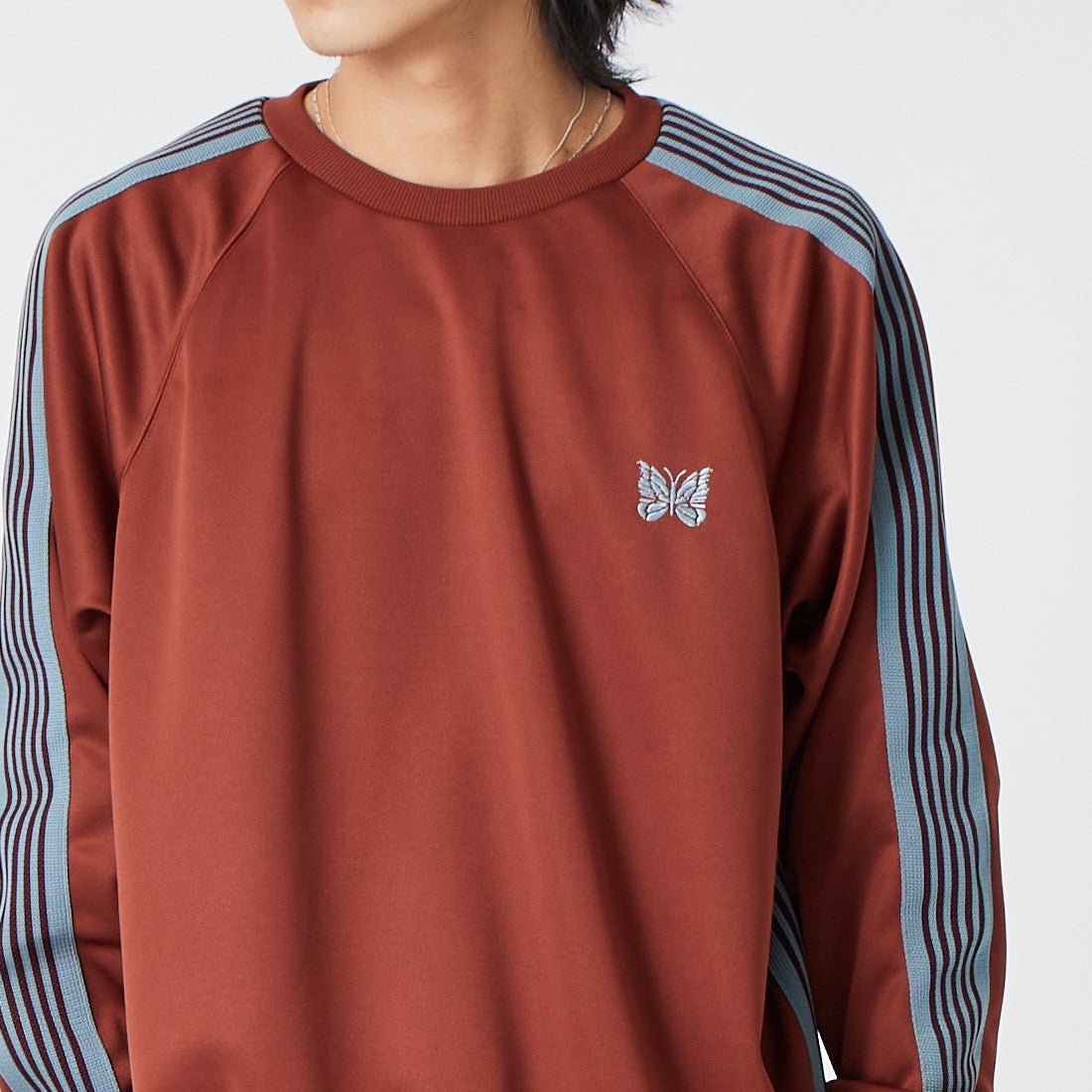 Needles [ニードルズ] トラッククルーネックシャツ [SX405] A RUST