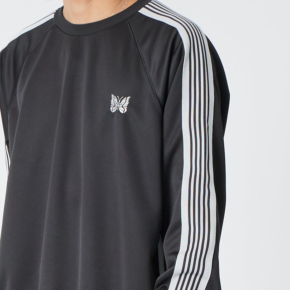 Needles [ニードルズ] トラッククルーネックシャツ [SX405] C CHARCOAL