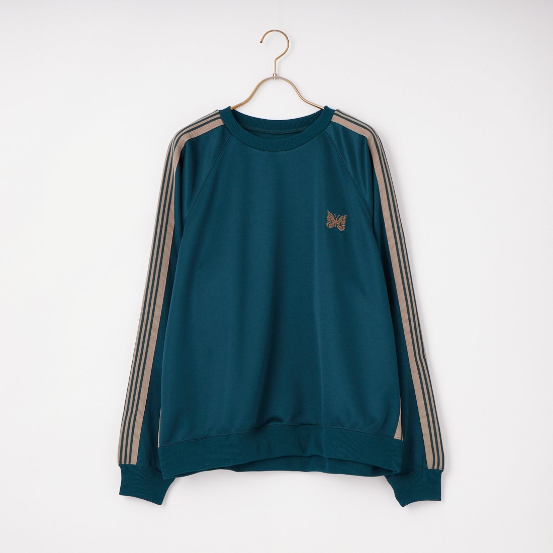 Needles [ニードルズ] トラッククルーネックシャツ [SX405] B GREEN