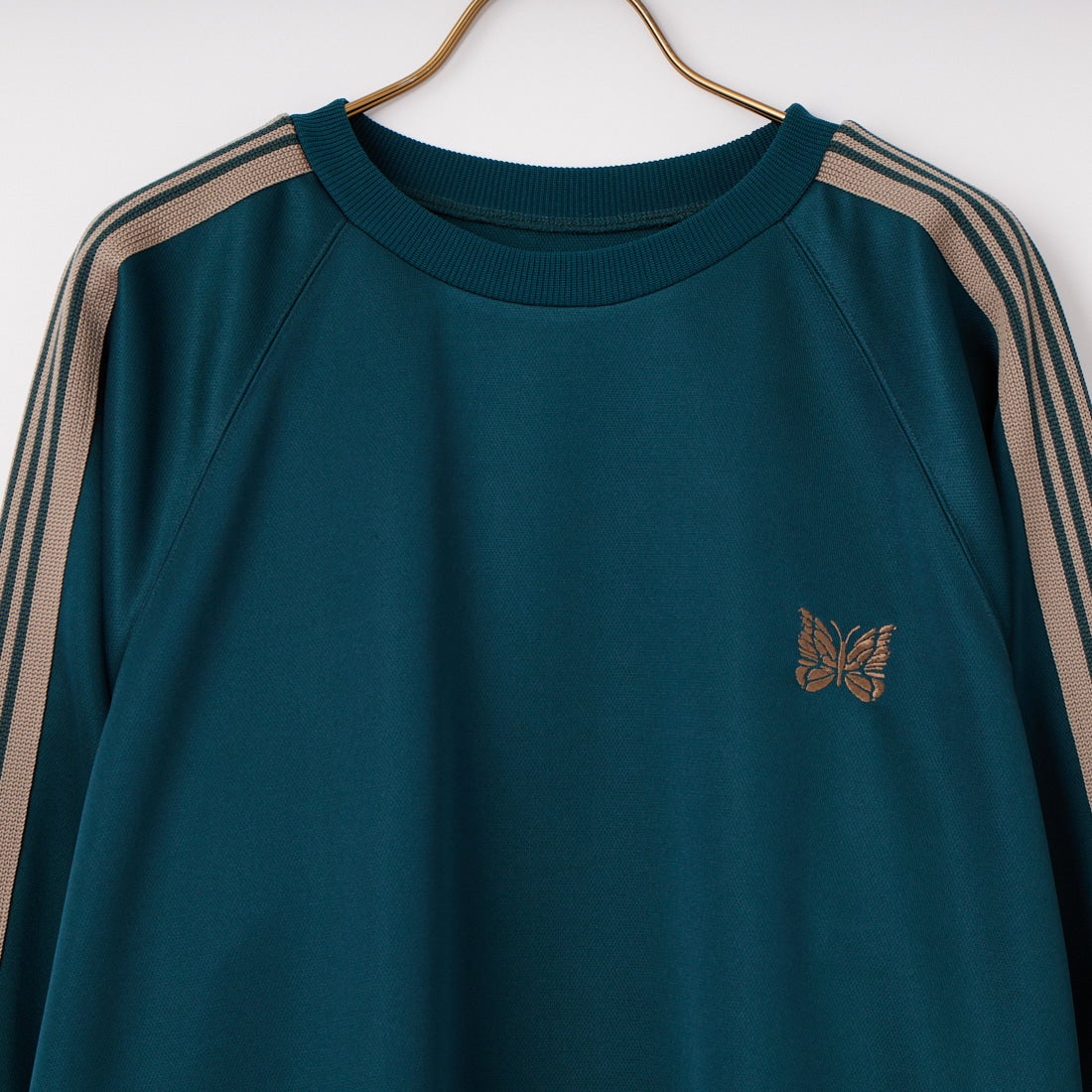 Needles [ニードルズ] トラッククルーネックシャツ [SX405] B GREEN