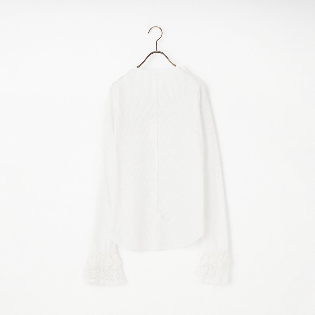 RhodolirioN [ロドリリオン] リブレースカフプルオーバーTシャツ [SW1083] A WHITE