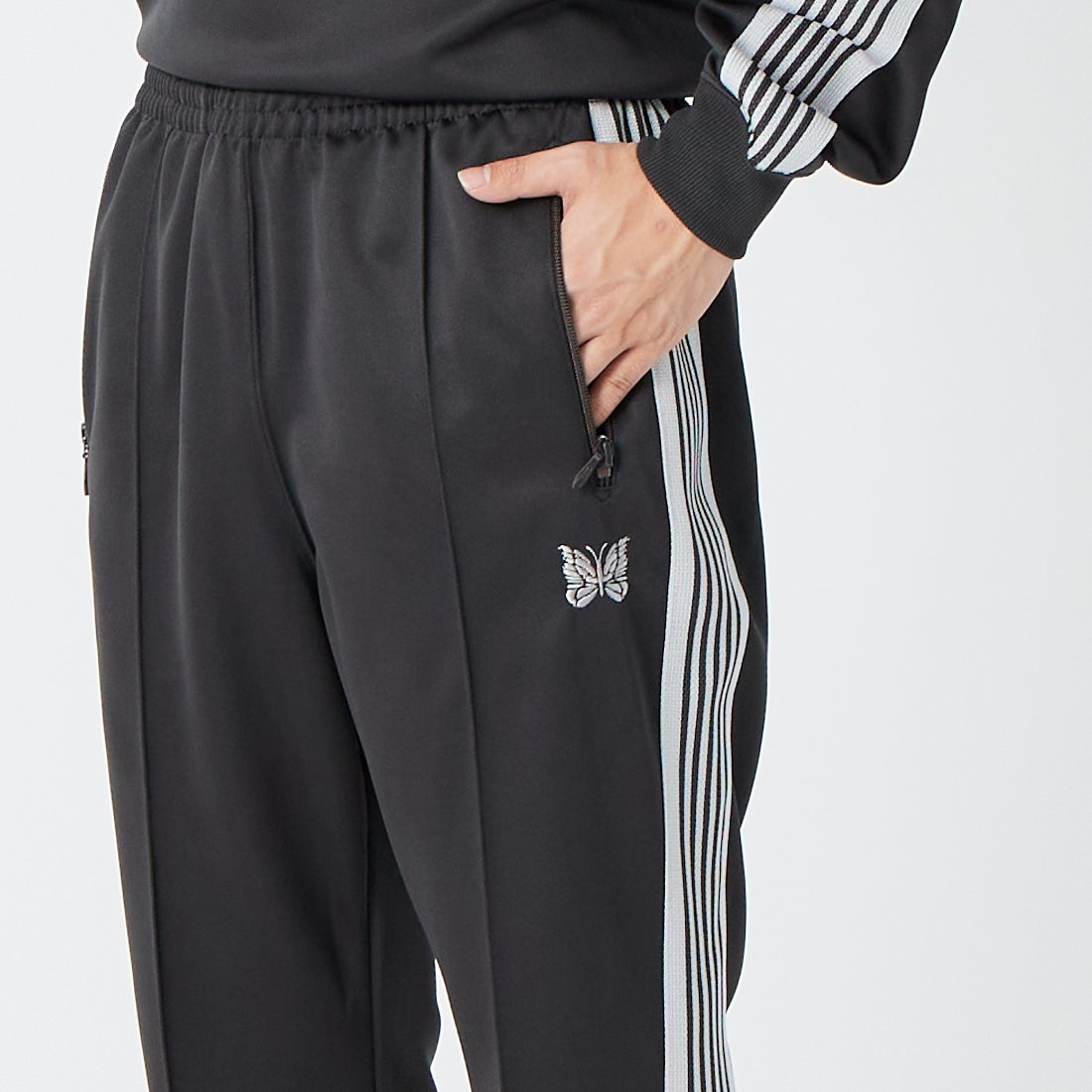 Needles [ニードルズ] ブーツカットトラックパンツ [SX408] C CHARCOAL