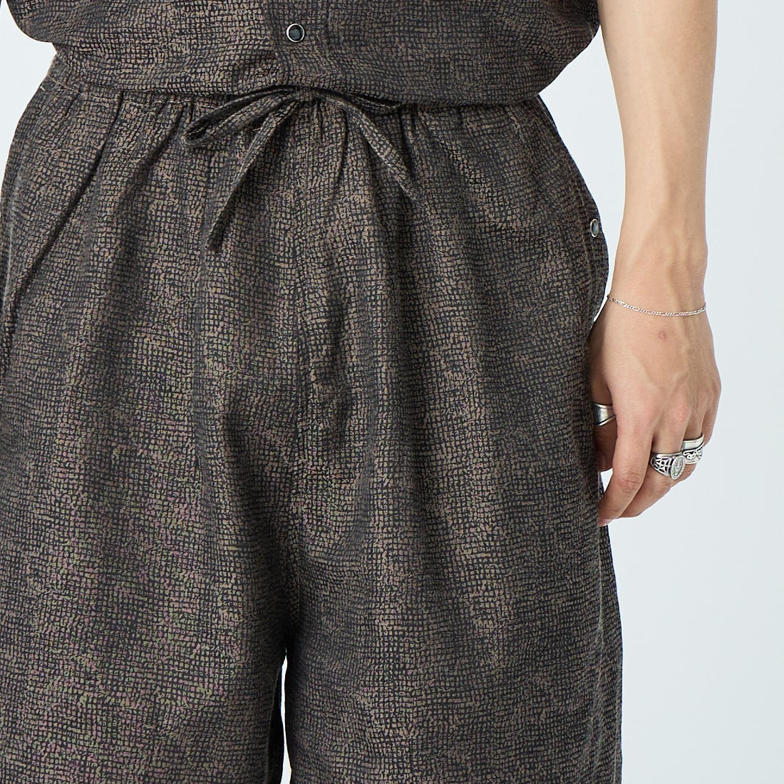 Needles [ニードルズ] ストリングカウボーイヒザデルショーツ [SX273] B BROWN