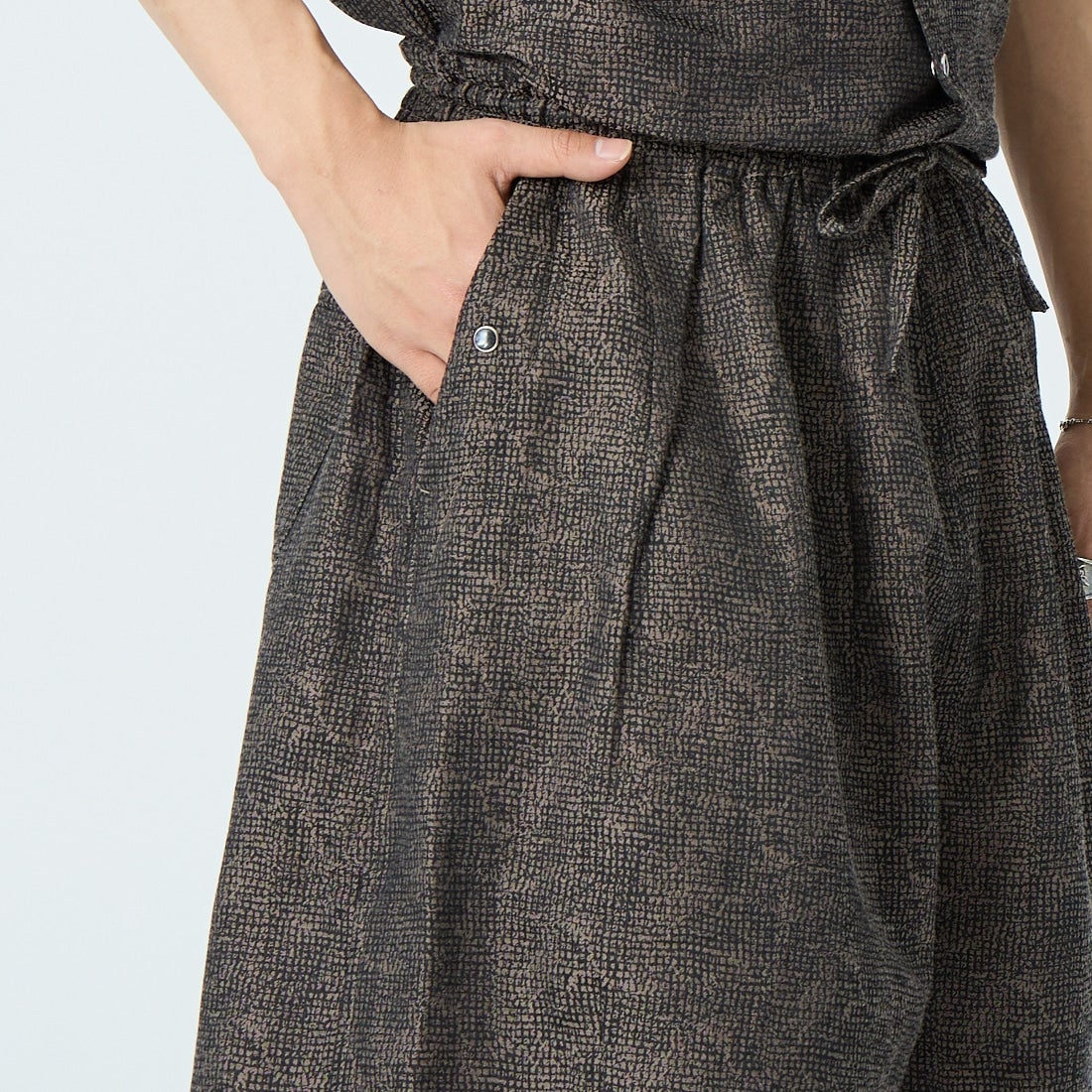 Needles [ニードルズ] ストリングカウボーイヒザデルショーツ [SX273] B BROWN