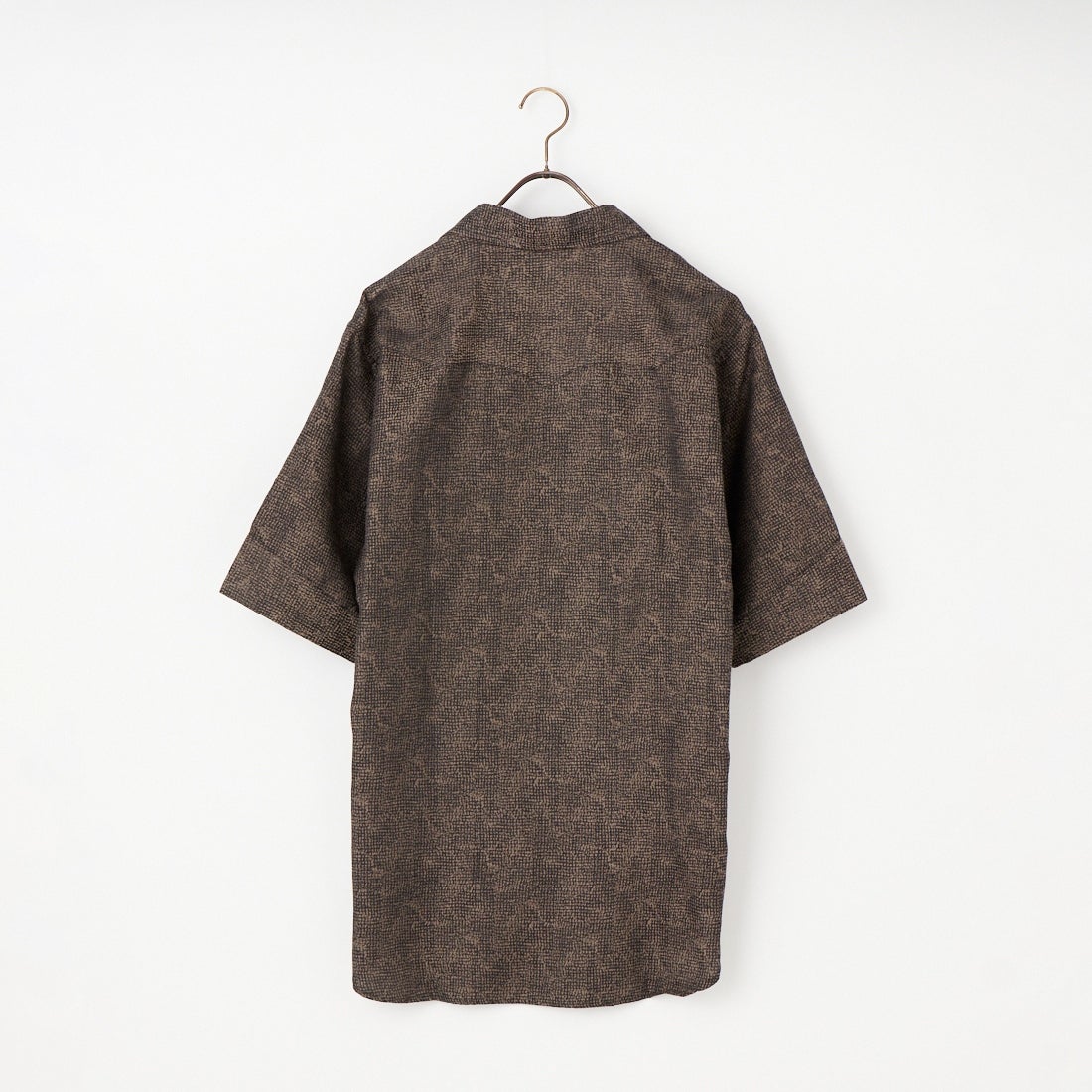 Needles [ニードルズ] ショートスリーブウェスタンシャツ [SX271] B BROWN