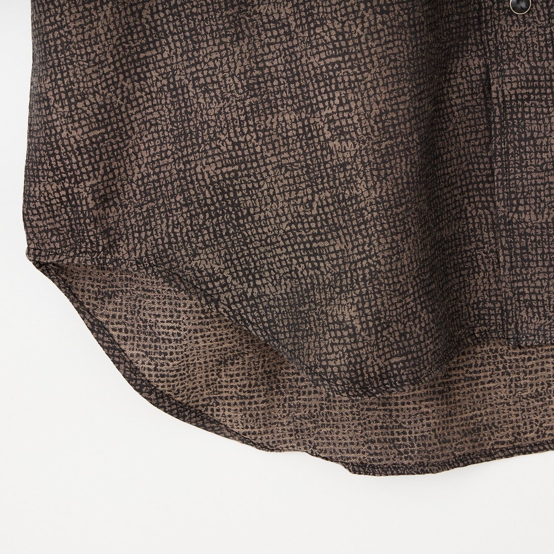 Needles [ニードルズ] ショートスリーブウェスタンシャツ [SX271] B BROWN