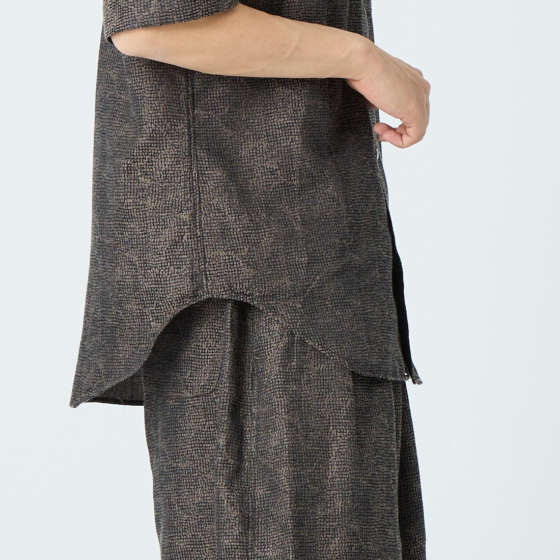 Needles [ニードルズ] ショートスリーブウェスタンシャツ [SX271] B BROWN