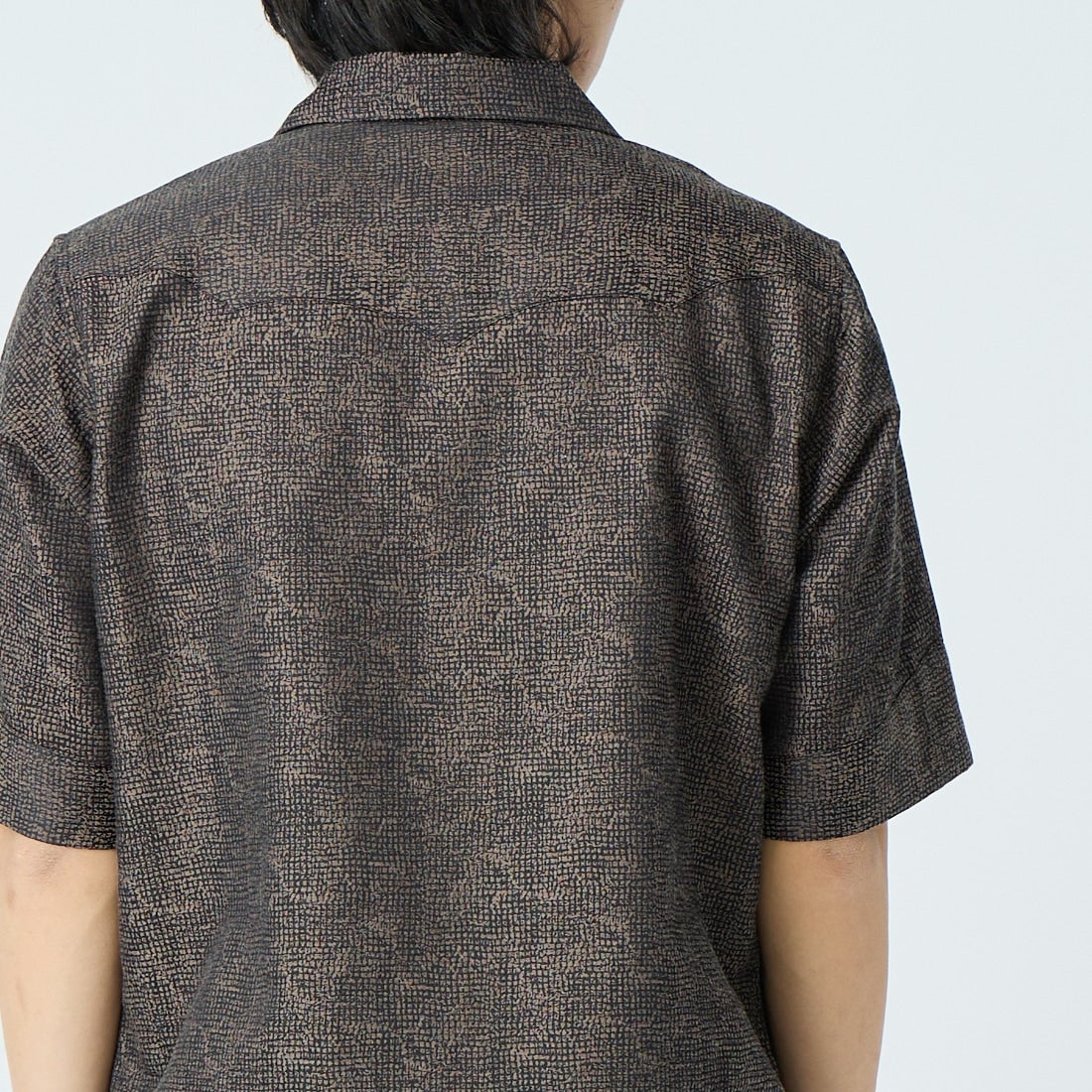 Needles [ニードルズ] ショートスリーブウェスタンシャツ [SX271] B BROWN