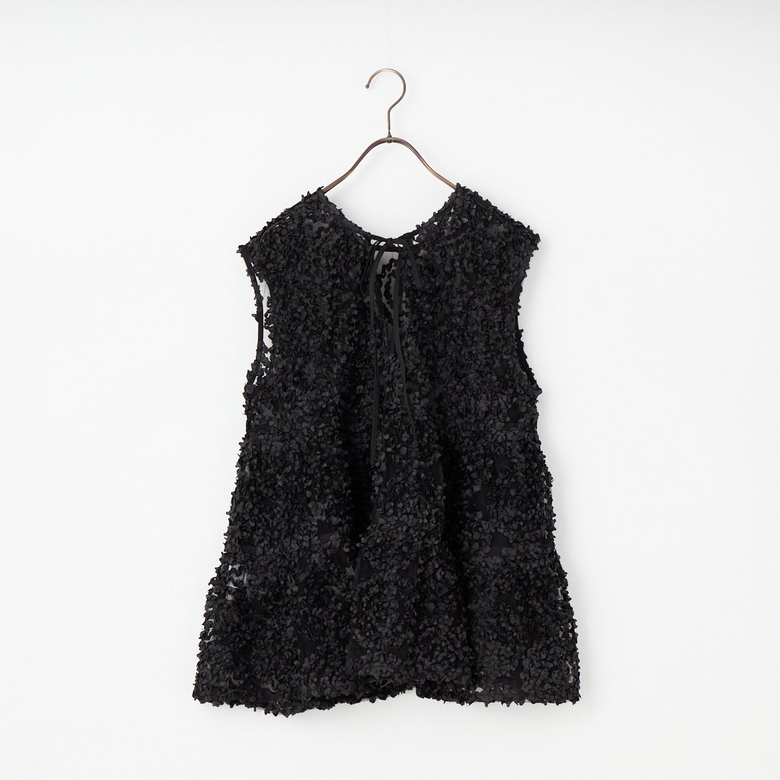 TORRAZZO DONNA [トラッゾドンナ] フラワーレースAライントップス [6265-571] 19 BLACK